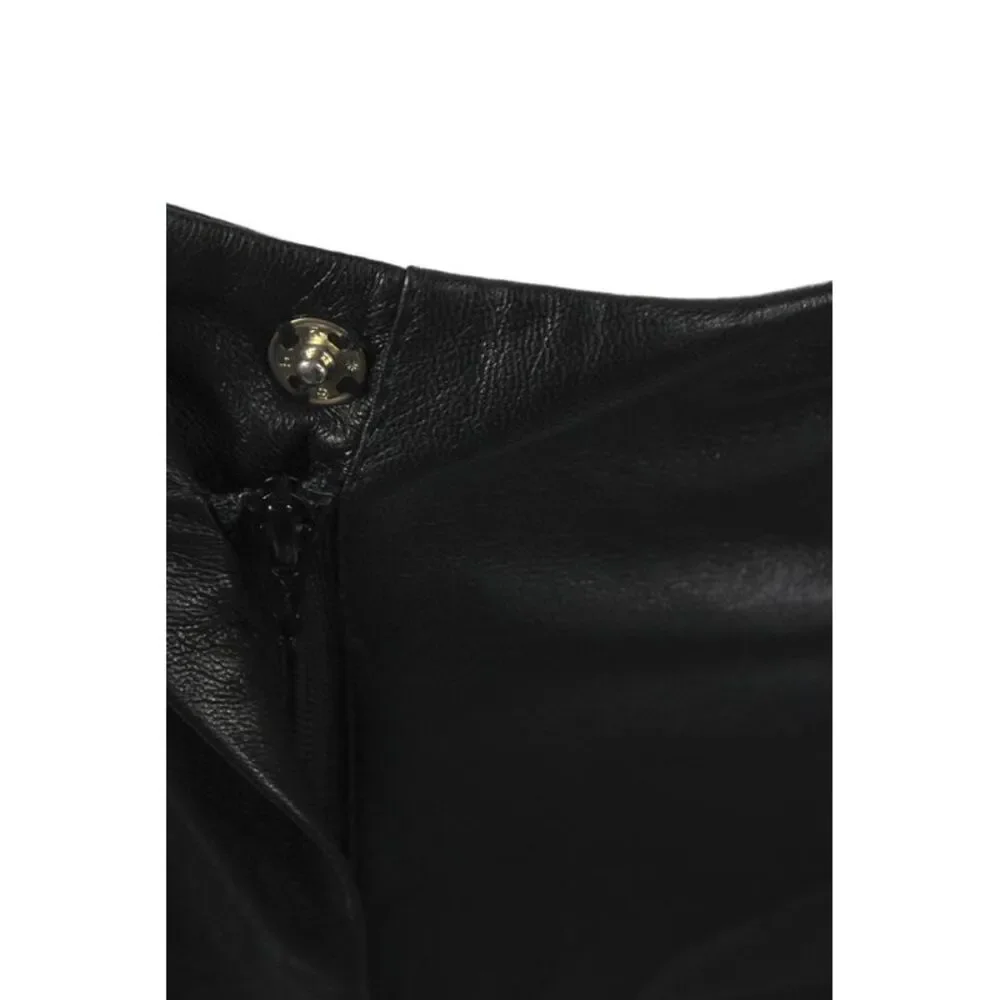 Nanushka Womens Dress Pants Black Solid Biker Size XS